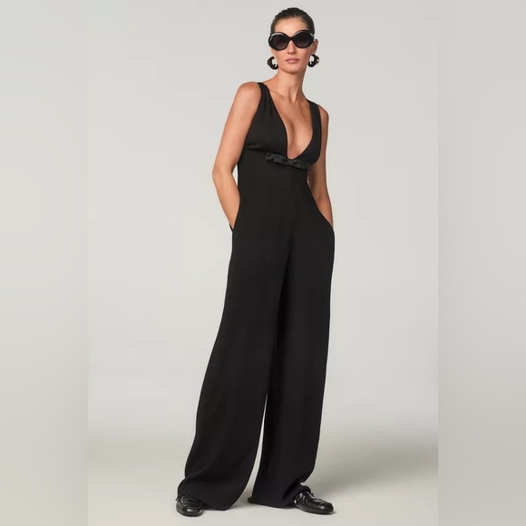 Zara Pants - ZARA LONG JUMPSUIT WITH BOW X STEFANO PLATI LIMITED EDITION BLOGGER FAV